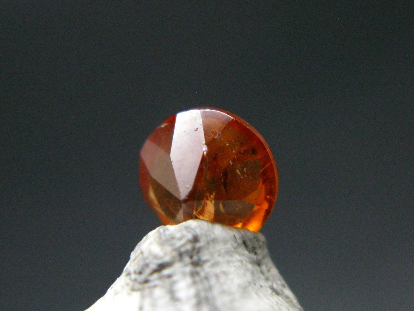 Hessonite Garnet Gem Cut Stone From Sri Lanka - 0.81 Carats