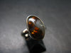 Fire Agate Ring From Mexico - Size 6 - 3.85 Grams