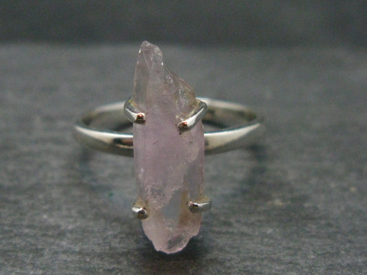Vera Cruz Amethyst Silver Ring From Mexico - Size 11 - 3.96 Grams
