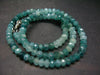 Extremely Rare Grandidierite Necklace From Madagascar - 19" - 6mm Facet Beads