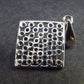 Natural Faceted Dark Blue Sapphire 925 Sterling Silver Pendant - 1.4" - 5.0 Grams