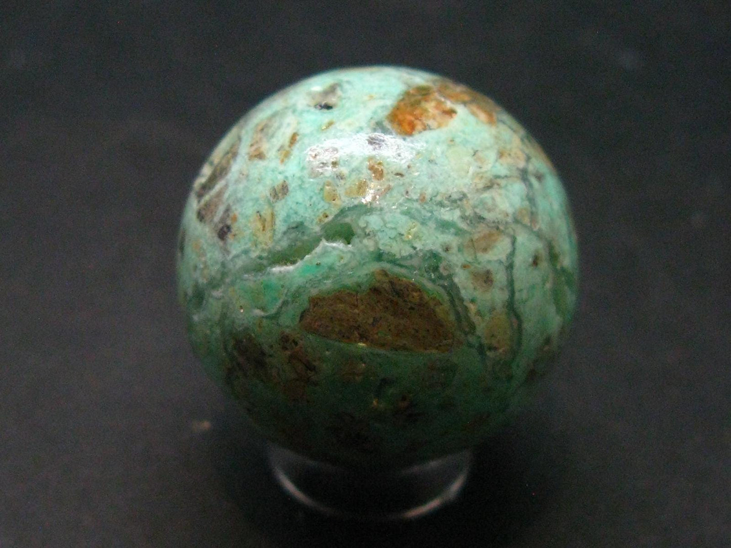 Rare Green Smithsonite Sphere Ball from Namibia - 1.0" - 25.10 Grams