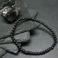 Shungite Genuine Bracelet ~ 7 Inches ~ 4mm Round Beads