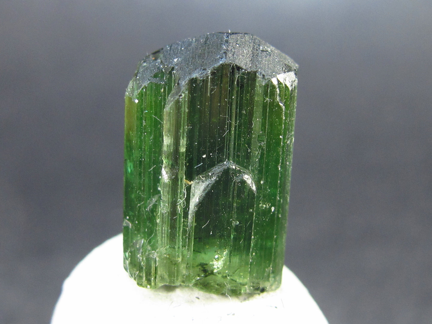 Green Tourmaline Crystal From Brazil - 0.6" - 12.1 Carats