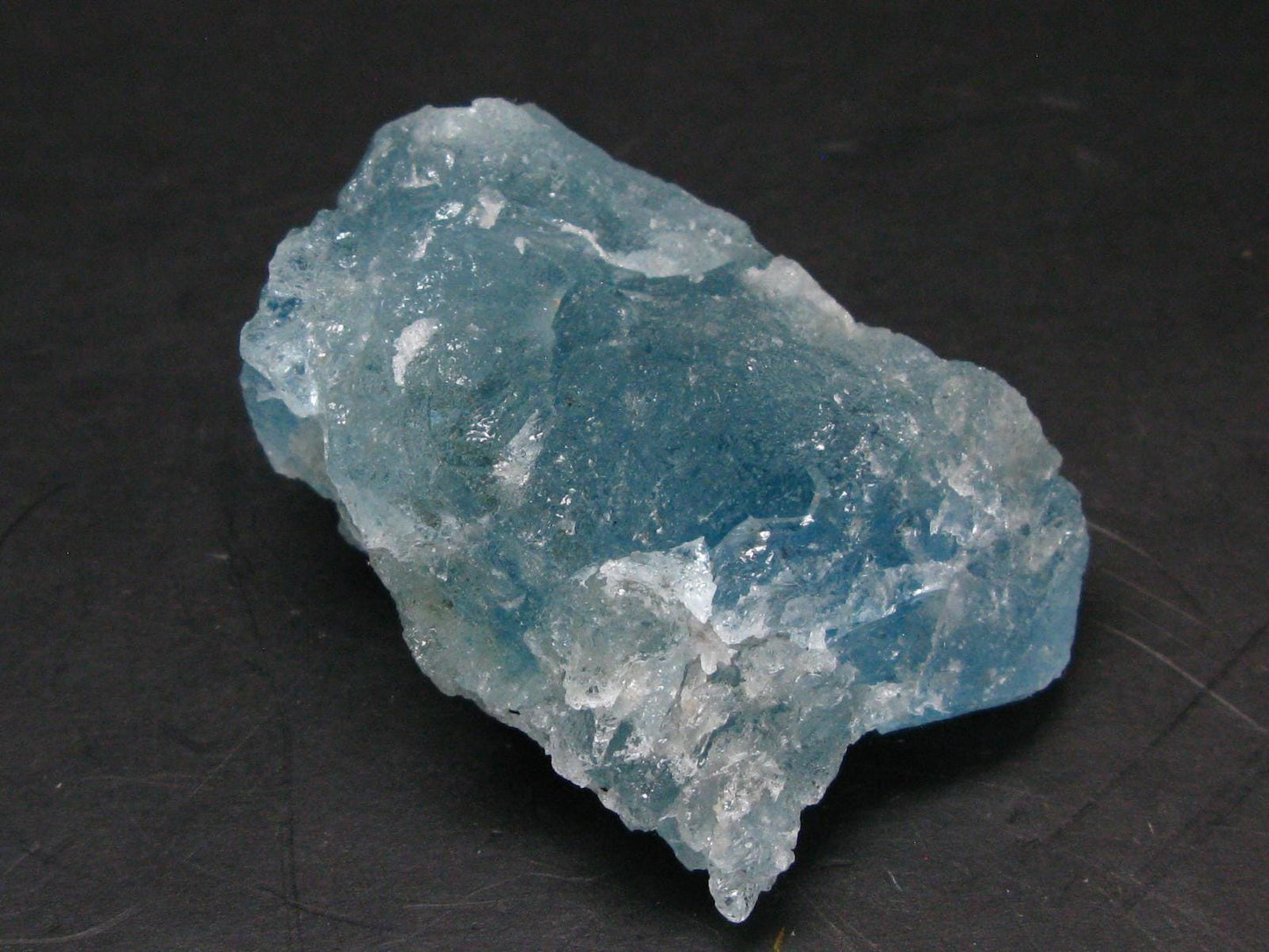 Gem Aquamarine Etched Crystal Blue Beryl From Brazil - 106.59 Grams - 2.7"