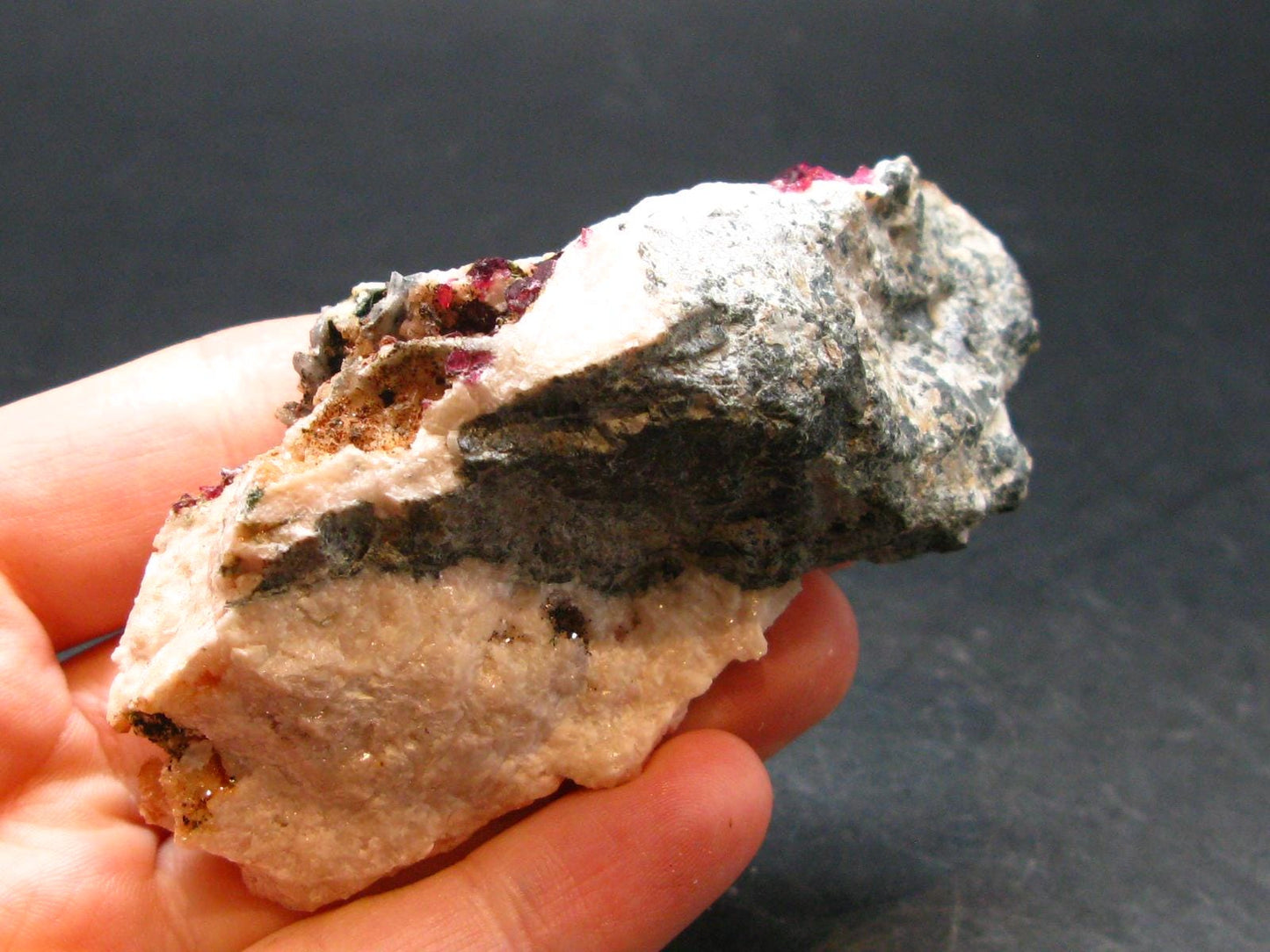Fine Roselite Cluster From Morocco - 3.2"