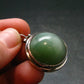 Nephrite Jade Cabochon Pendant From Canada - 1.2" - 11.42 Grams