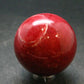 Rare Red Thulite Sphere Ball From Norway - 1.6" - 112.85 Grams
