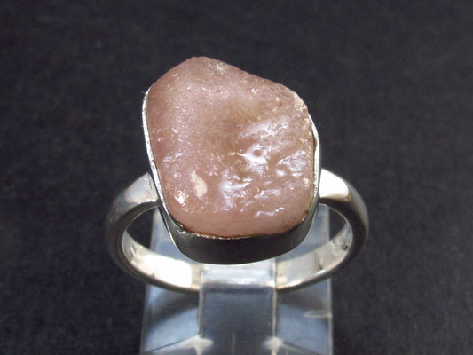 Natural Raw Orange-Yellow Sapphire 925 Sterling Silver Ring - 4.0 Grams - Size 7