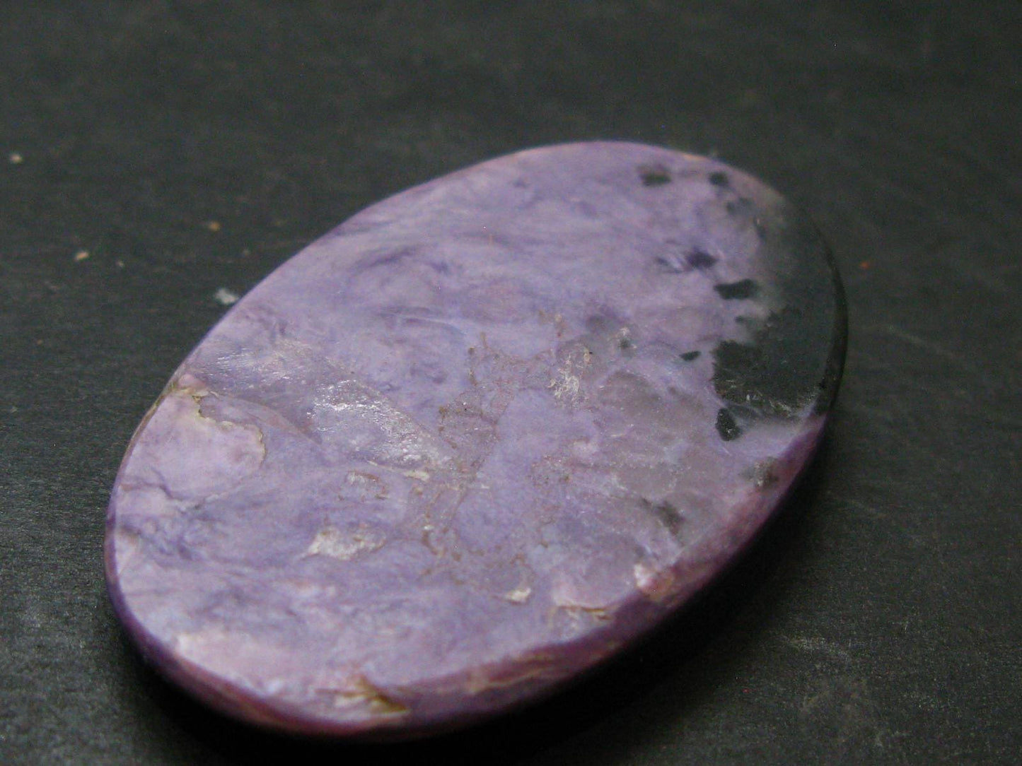 Rare High-Quality Charoite Cabochon From Russia - 1.7"