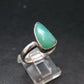 Natural Apple Green Chrysoprase 925 Sterling Silver Ring From Australia - 4.28 Grams - Size 8