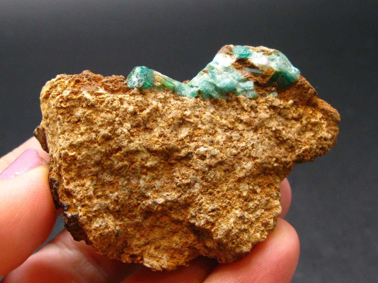 Emerald Beryl Cluster from Afghanistan - 2.2" - 39.85 Grams