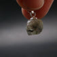 Phenakite Phenacite Silver Pendant from Brazil - 0.6 Inches - 0.96 Grams