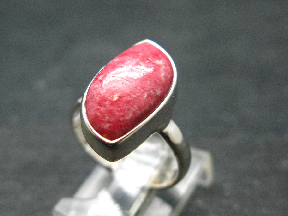 Thulite Silver Pendant From Norway - 3.81 Grams - Size 6