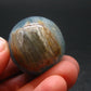 Stunning Lemurian Aquatine Blue Calcite Ball Sphere From Argentina - 1.1" - 38.07 Grams