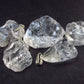 Set of 5 Natural Clear Quartz Crystal Pendants From Brazil