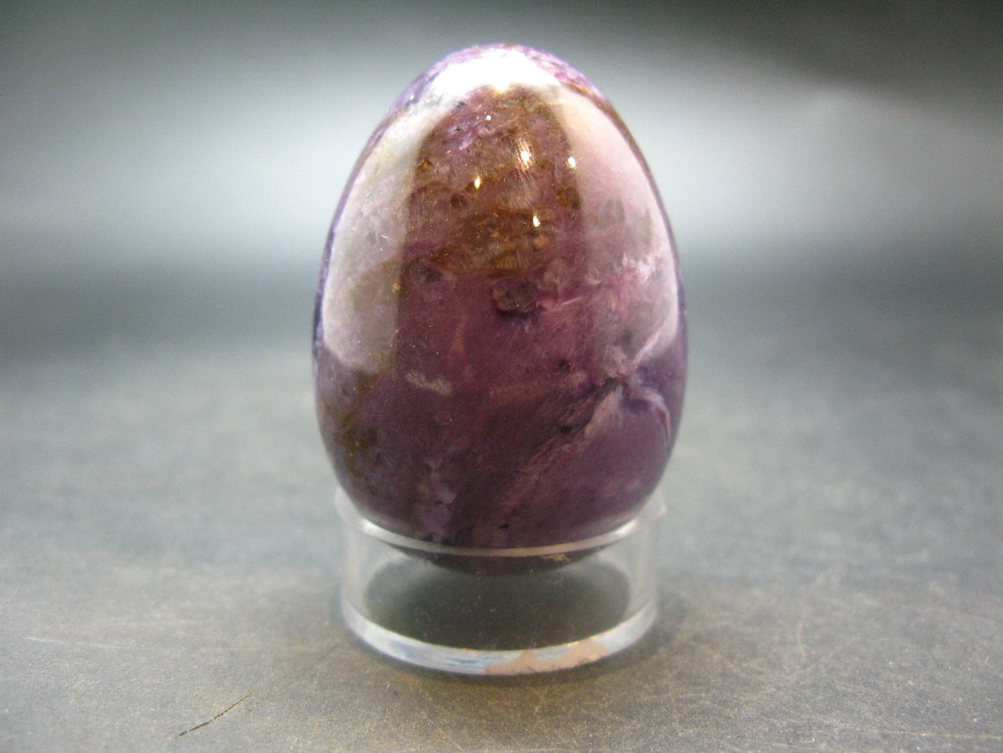 Nice Charoite Egg from Russia - 87.38 Grams - 1.9"