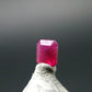 Beautiful Rare Gem Bixbite Red Beryl Emerald Cut Stone From Utah USA - 0.17 Carats - 3.4x2.8mm