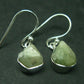 Rhodizite Rhodozite Silver Earrings From Madagascar- 1.0" - 3.5 Grams