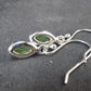 Tsavorite Gem Green Garnet Sterling Silver Earrings from Tanzania - 2.06 Grams