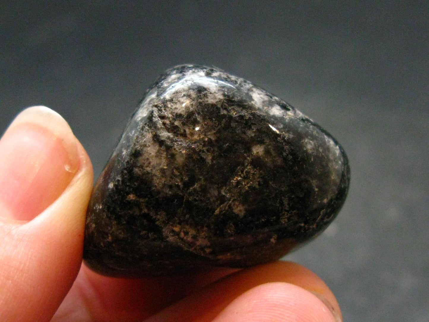 Rare Impactite Tumbled Stone From Norway - 1.0" - 26.17 Grams
