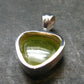 Rare Titanite Sphene Crystal Silver Pendant From Tanzania - 0.9" - 3.29 Grams