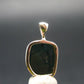 Extremely Rare Rough Grandidierite Silver Pendant From Madagascar - 0.7" - 1.44 Grams