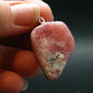 Pink Petalite Silver Pendant from Canada - 1.4" - 5.84 Grams