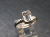 Phenakite Phenacite Crystal Facetted Silver 1.81 Carats Ring From Russia - Size 8 - 2.19 Grams