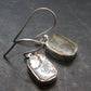 Phenakite Phenacite Crystal Silver Earrings from Russia - 2.75 Grams