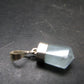 Fantastic Gemmy Aquamarine Crystal Silver Pendant From Brazil - 0.9" - 1.84 Grams
