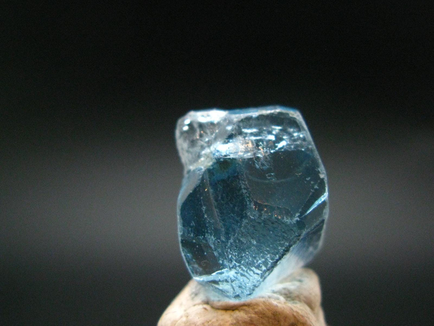 Natural Blue Topaz Crystal From Russia - 0.6" - 25.25 Carats