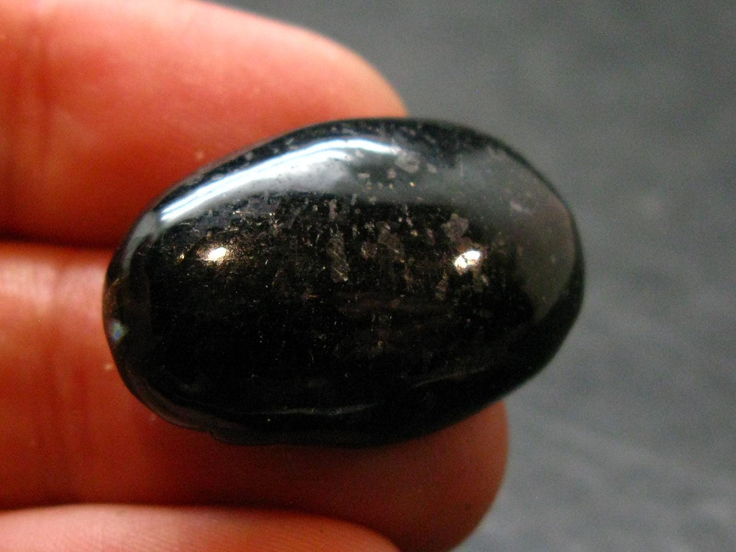 Rare Nuumite Nuummite Cabochon From Greenland - 1.0" - 5.49 Grams