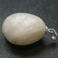 Very Rare White Cryolite 925 Silver Pendant from Greenland - 1.2" - 8.66 Grams