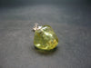Large Gold Apatite Tumbled Pendant from Mexico - 5.70 Grams - 1.0"