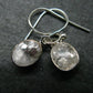 Phenakite Phenacite Silver Earrings From Russia - 2.81 Grams