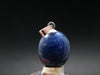 Gem Blue Sapphire Corundum Crystal Silver Pendant From Sri Lanka - 16.60 Carats