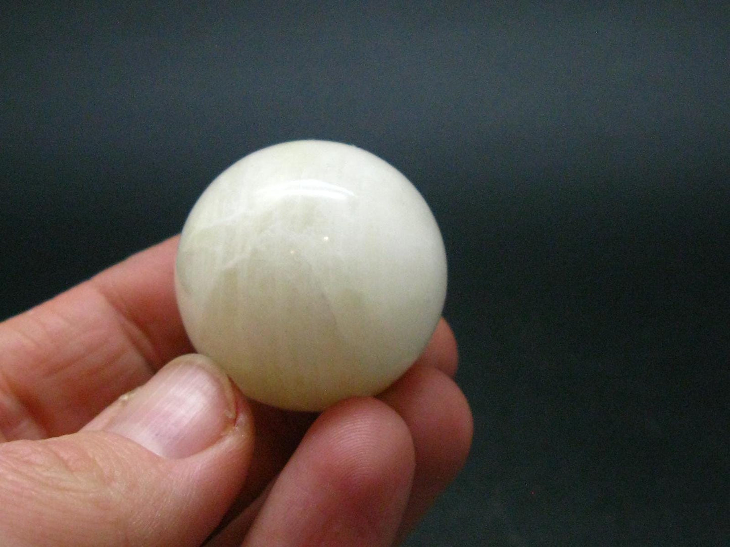 Rare Cryolite Sphere Ball From Greenland - 1.1" - 35.24 Grams