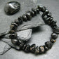 Nuumite Nuummite Genuine Bracelet ~ 7 Inches ~ 10mm Tumbled Beads