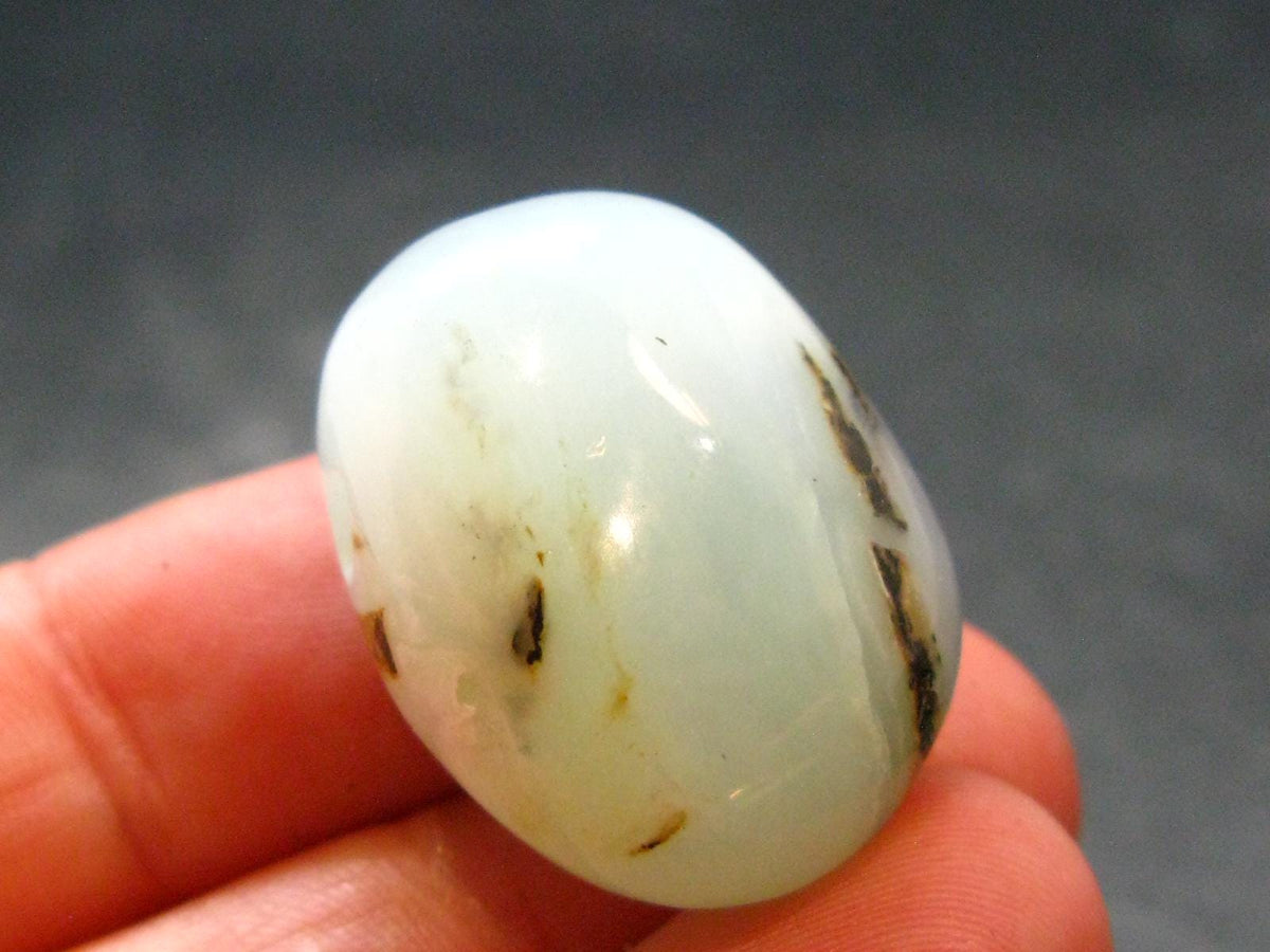 Rare Blue Opal Metal Free Pendant from Peru - 1.0" - 7.79 Grams