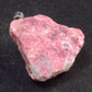 Rosaline Zoisite!! Rare Raw Deep Pink Thulite Silver Pendant From Norway - 1.0"