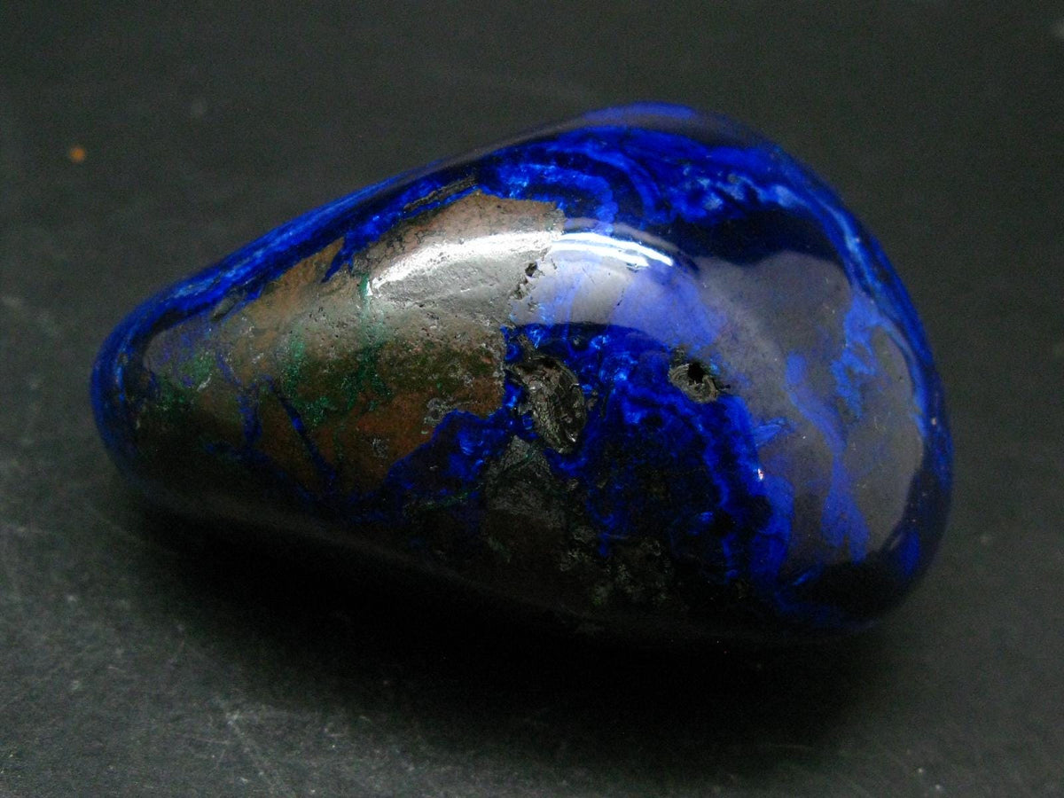 Azurite Crystal Polished Stone From Russia - 2.8" - 211.20 Grams