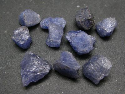 Lot of 10 Tanzanite Zoisite Crystals From Tanzania - 45 Carats