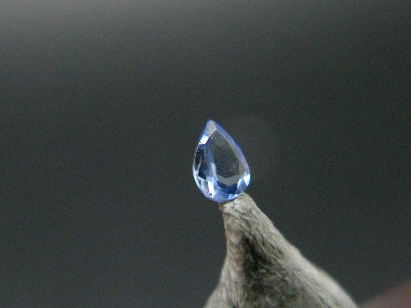 Gem Benitoite Cut Stone From California - 0.05 Carats - 2.8x2.0mm