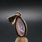 Pink Morganite Silver Pendant From Brazil - 0.9" - 1.92 Grams