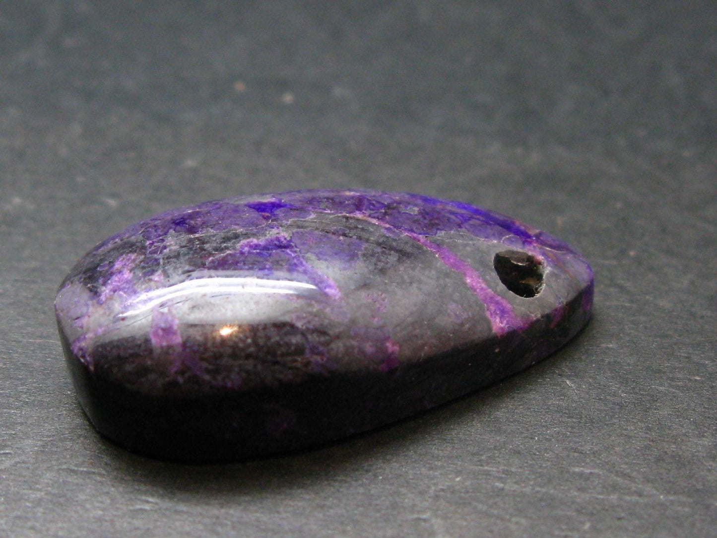 Sugilite Metal Free Pendant From South Africa - 1.4" - 11.48 Grams