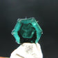 Beautiful Rare Gem Trapiche Emerald From Colombia - 0.65 Carats - 6x5mm