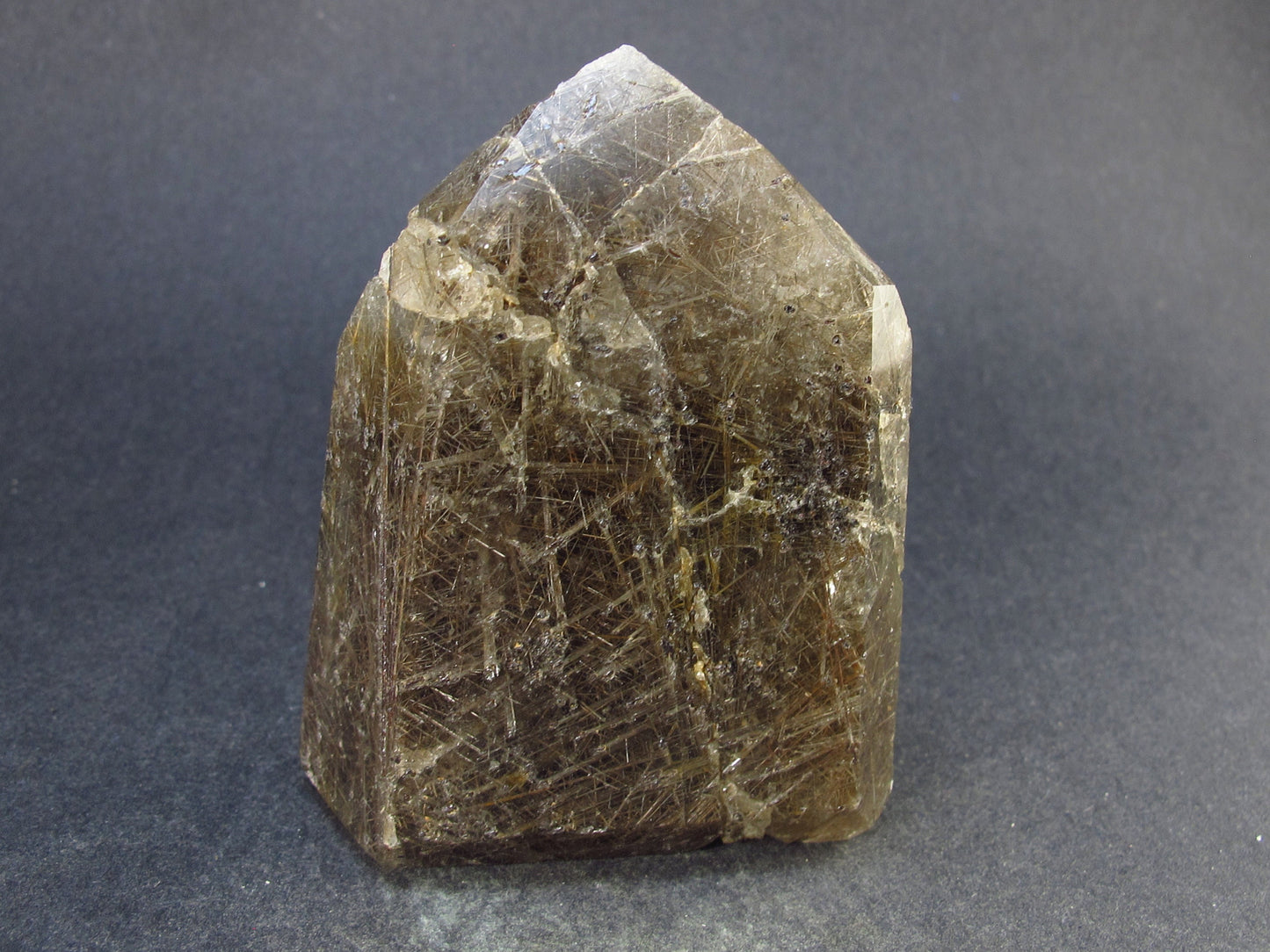 Large Polished Rutilated Quartz Crystal from Brazil - 2.6" - 139.7 Grams