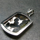 Rare Brahin Meteorite Slice With Olivine Pallasite Silver Pendant from Belarus - 1.2" - 4.36 Grams