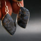 Natural Pietersite Silver Earrings from Namibia - 1.5" - 5.32 Grams